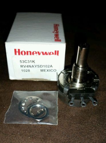 Honeywell S&amp;C/Clarostat 53C31K Pot Cond Plastic 1Kohm 10% 2W
