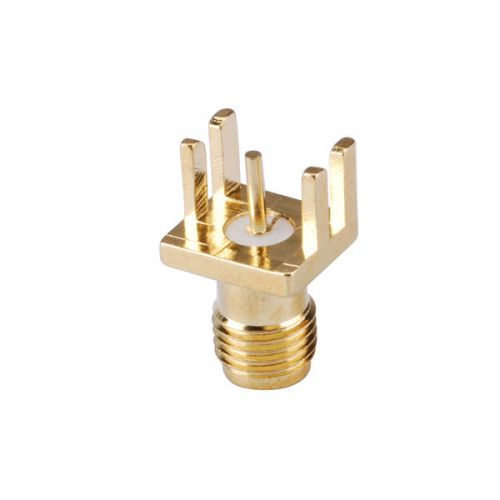 15pcs sma end launch jack female pcb mount wide flange .062&#034; (1.57mm) connector for sale