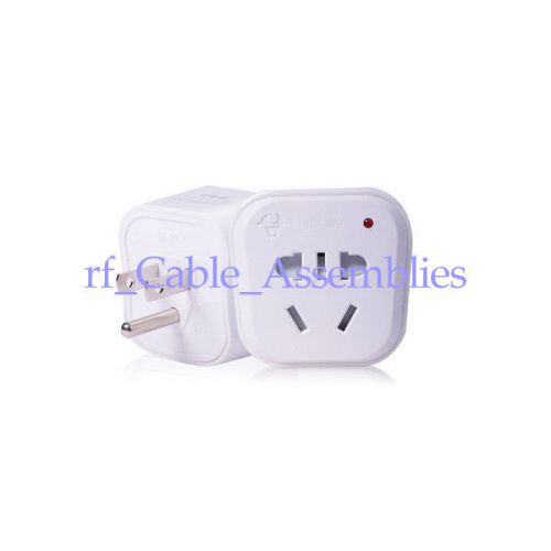 Iec us standard ca/br/th ac power converter socket plug adaptor 3pin 3750w 10a for sale