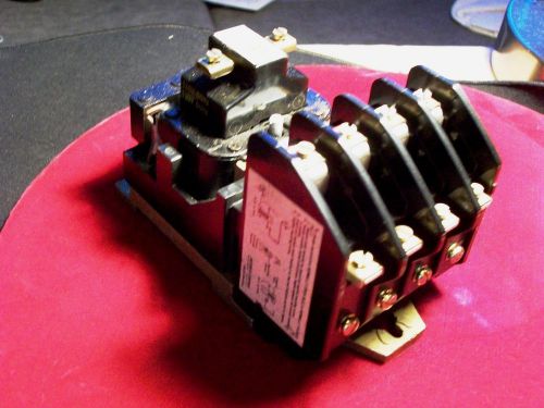 Square d  contactor  class 8501  type ho 40  series  0 hd for sale