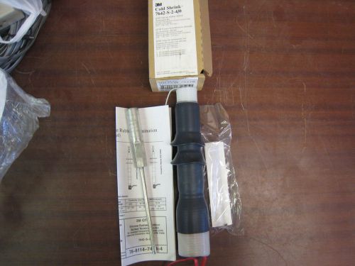3M COLD SHRINK 7642-S-2-4/0 SILICONE RUBBER SKIRTED TERMINATION KIT NEW