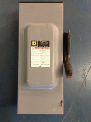 Heavy duty safety switch h363nrb 100 a 600 volt square d $ 320.00 for sale