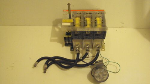 Abb disconnect switch + surge arrester + cooper fuses +cables oes200j3 z-650 lot for sale