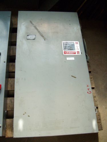 Cutler-hammer disconnect type 1 cat# dh365ugk 400a 600v 3p non-fusible for sale