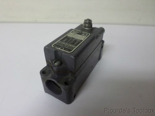 Used Square D Limit Switch, 9007-AW12-B1
