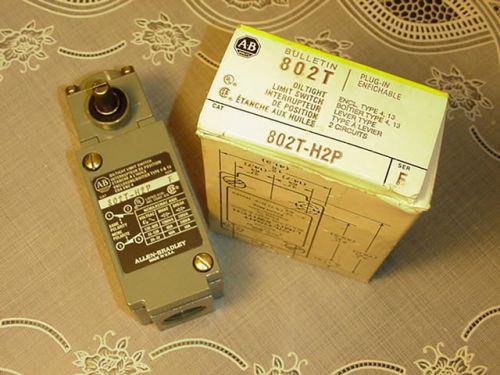 Allen Bradley 802T-H2P Oil Tight Limit Switch Series F NEW IN BOX!