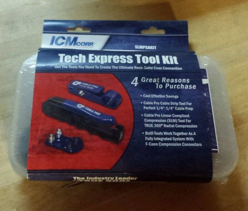 ICM Tech Express Tool Kit Coax  Coaxial Stripper