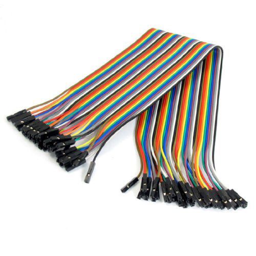 New 40 Pcs Female to Female Solderless Flexible Breadboard Jumper Cable Wire