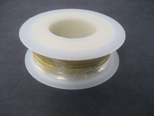 20 gauge solid hookup wire 25 foot spool yellow for sale