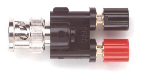 Pomona 3296 Adapter, Miniature Binding Posts To BNC Male