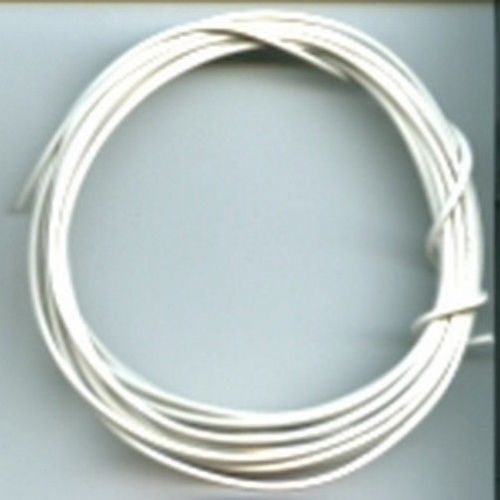 20 Ft. White Wire 22 Gauge Stranded