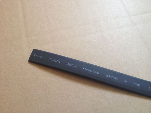 Black 35mm dia. heat shrinkable tube shrink tubing 1 meter for sale