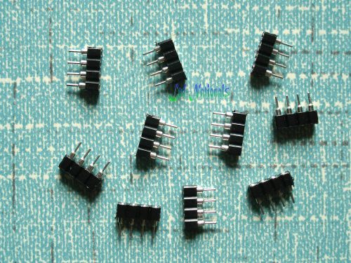 10x 4 pin female connectors for led strip lights rgb 5050 rgb 3528 insert easy for sale