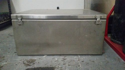Rittal, wm242008n4 7552-481534, enclosure  20&#034; x 24&#034; x 11&#034; stainless steel for sale
