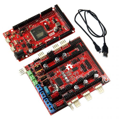 RAMPS FD with Iduino DUE 32bit CortexM3 ARM,Mini USB cable  compatible kit