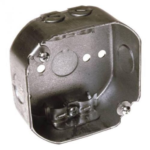 Hubbell octagon box 4&#034; nmsc clamps 1-1/2&#034; deep 146 hubbell electrical products for sale