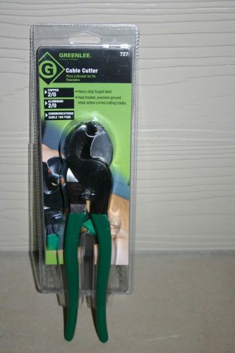 Greenlee cable cutter 727 with pvc grips, nip for sale