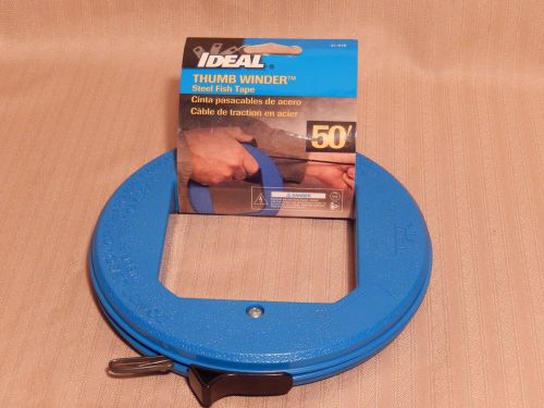 New - Ideal 50&#039; Steel Tape - Thumb Winder