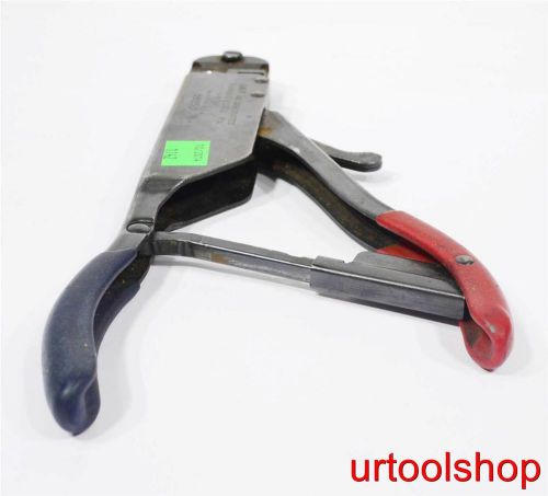 Amp 59250 Red/Blue Hand Crimper Aircraft Aviation Aerospace Crimping Tool 1142-2