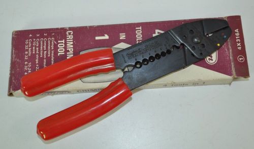 NOS Dayton 4 in 1 Crimping Hand Tool  Part# 4X316A