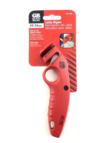 NEW GB Premium 10-14 AWG Cable Ripper Stripper Cutter Romex Electrical