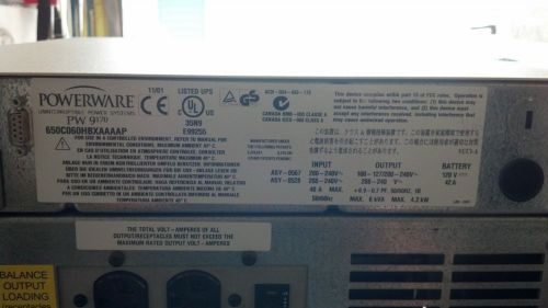Powerware 9170 + 6 Slot UPS