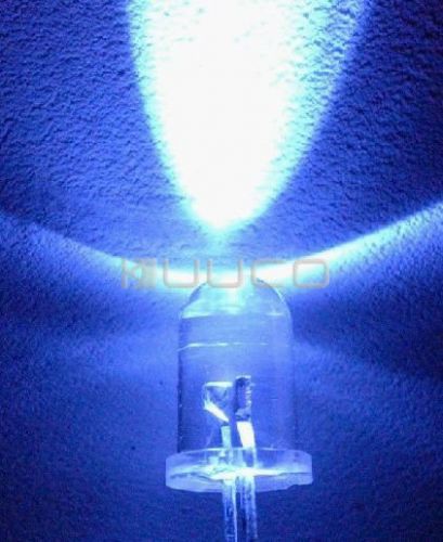100 pcs led bulbs ultra bright blue round led 5mm light emitting diode for sale