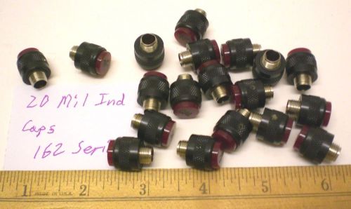 20 Mil Indicator Caps, DIALIGHT Series 162, Red, Marked CAL, Made in USA