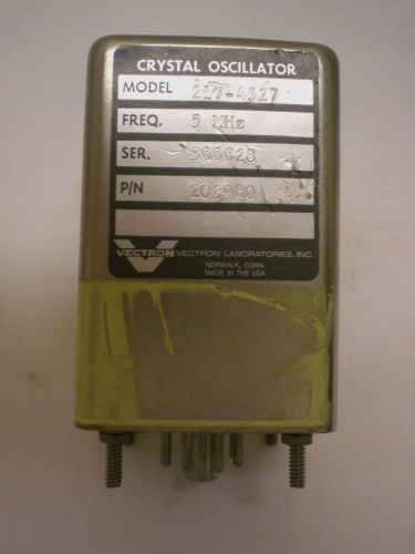 Vectron Crystal Oscillator, 5 MHz, Hermetically Sealed w/Oven, USA