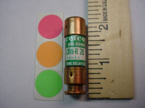NEW,FUSE CEFCON, CRN-R 20, TIME-DELAY, DUAL ELE. HAVE QTY.FAST SHIP