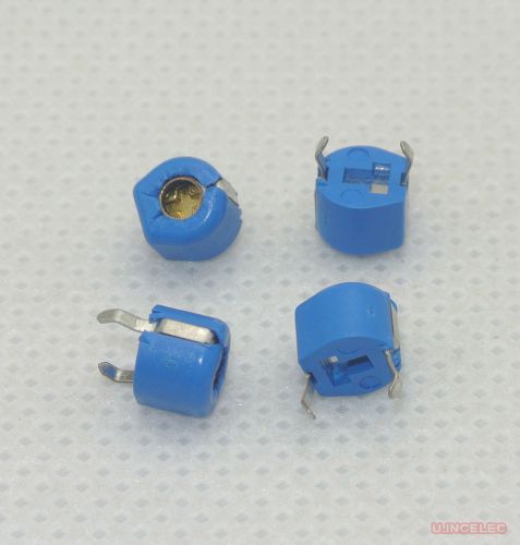 5pf ceramic trimmer capacitor variable 6mm blue x10pcs for sale