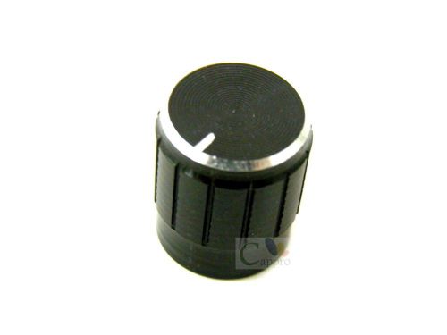 100pcs knob cap black 15x17mm aluminum alloy potentiometer knobs cap for sale