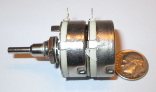 10k-10k ohm dual concentric 2 watt potentiometer linear cts #320 refurbished for sale
