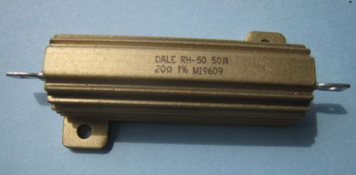 Dale rh-50 50w 20 ohm 1% resistor mi9609 for sale
