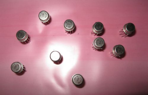 Lot of 10  RCA / Intersil CA3000 Differetial Amplifier TO-5 Metal Can New