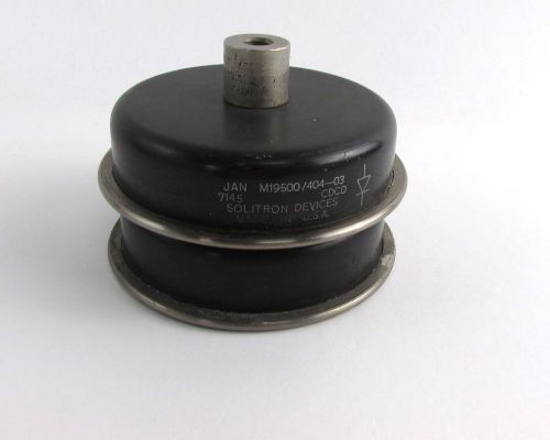 Lot of (2) solitron m19500/404-03 rectifier diode 5000v 5a for sale