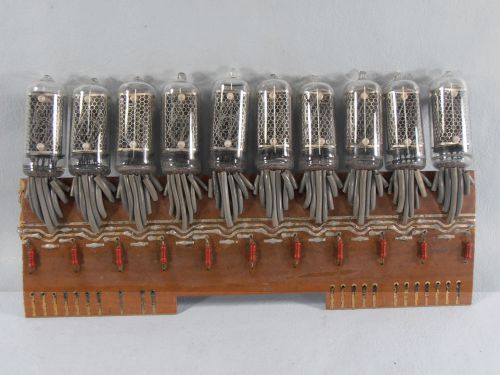 10 x Russian IN-8-2 Nixie Indicator Clock Tubes // USED !!
