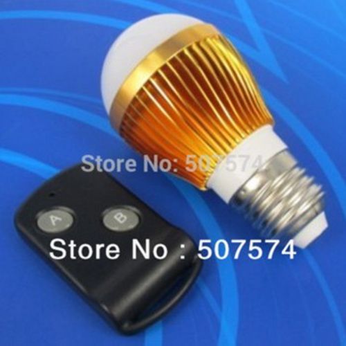 3w led bulb lamp with butterfly appearance rf remote control(100m) for sale