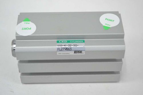 Ckd ssd-k-32-50-fl279863 clamp double acting 50x32mm pneumatic cylinder b334837 for sale