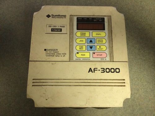 Sumitomo AF3002-1A5-U 200-230V 3 Phase 1.5kW AC Drive