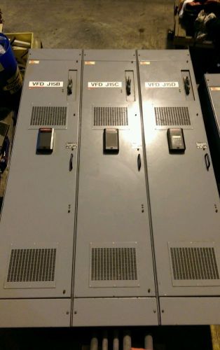 Allen Bradley Qty3  50 HP Variable Frequency Drive starter Motor Control Center