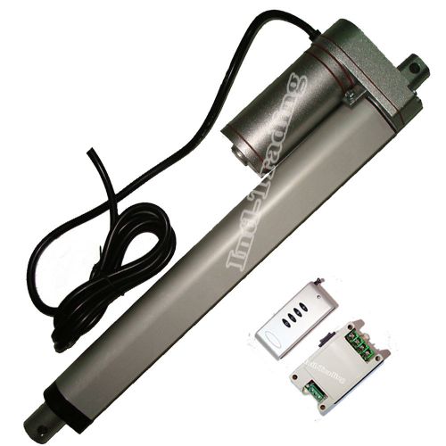 Linear actuator 14&#034; stroke &amp;wireless remote heavy duty dc 12v 330 pound max lift for sale