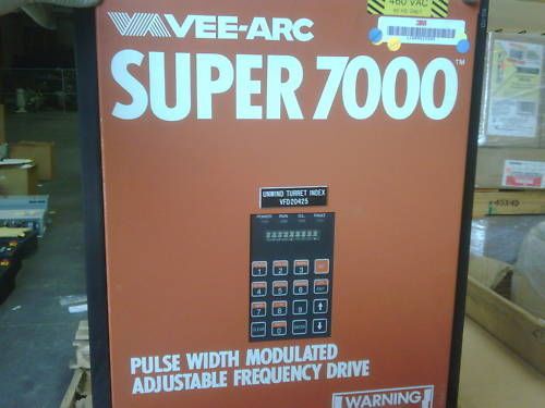 Vee-arc super 7000 svf402x3m9xxx1 frequency drive *used* for sale