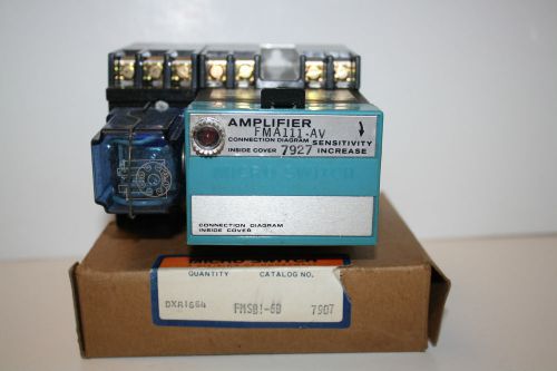 MICRO SWITCH # FMA111-AV PROXIMITY CONTROLLER &amp; FMSB1-6B SENSING COAX CABLES