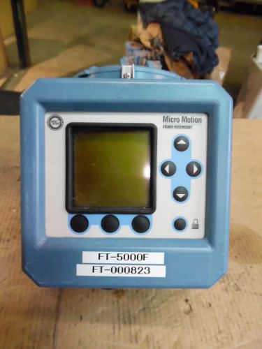 MICRO MOTION FLOW TRANSMITTER, 3700A2A04DUEZZZ, SN: 2183437, FT-5300F, USED