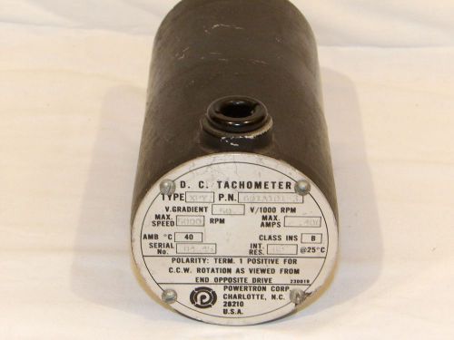 Tachometer , Powertron DC, Type XPY P/N-601A101-3