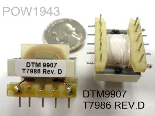 ( 2 PC. ) DT MAGNETICS DTM9907 T7986 REV.D TRANSFORMERS FOR VOLTAGE CONVERTERS
