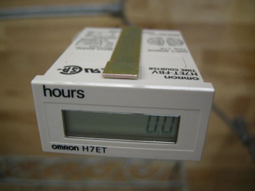 OMRON H7ET-FBV TIME COUNTER * WORKING BATTERY *