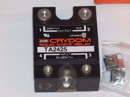 Crydom TA2425 Solid State Relay - New In Box 25A, 90-280VAC Ctrl, 24-280VAC Out