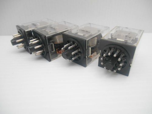 LOT OF 4 OMRON MK2P-S-AC240 8 PIN RELAY - USED  IN FINE CONDITION